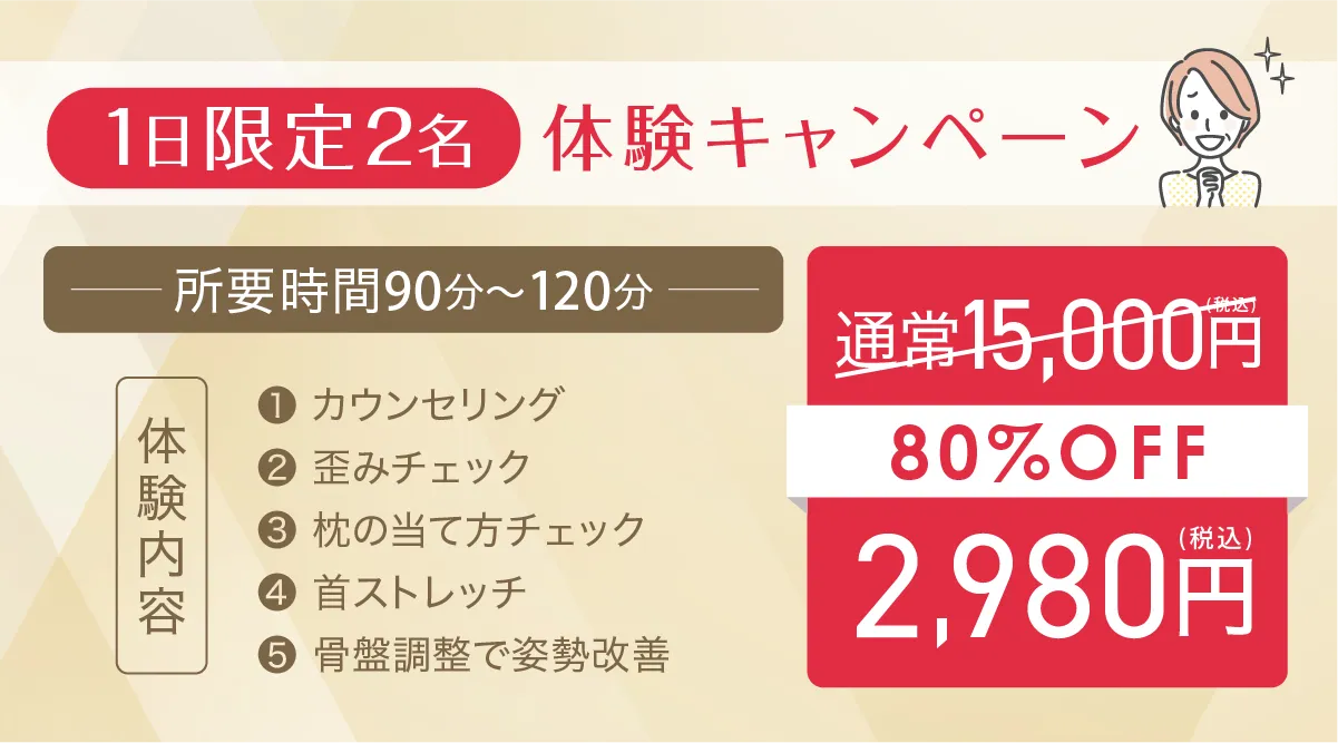 体験キャンペーン！今なら80%OFFです